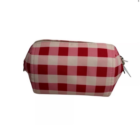 Kate Spade Pink and Red Checkered Pouch - Picture 3 of 3
